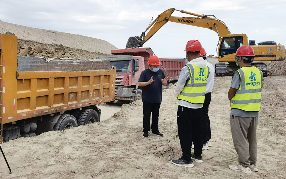 中河安交建设集团承建精河县工业园区至公铁物流园建设项目